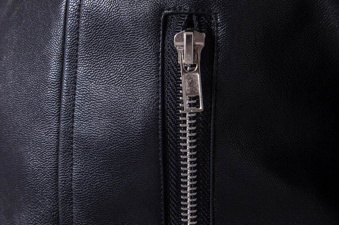 Trendy Men's Motorcycle Leather Jacket - Genuine Cow Split Suede 2025 - Buy Center