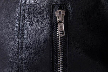 Trendy Men's Motorcycle Leather Jacket - Genuine Cow Split Suede 2025 - Buy Center