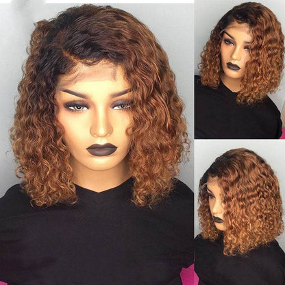 Water Wave Bob Wig - 100% Human Hair, Stylish Look 6-14 Inch - Buy Center
