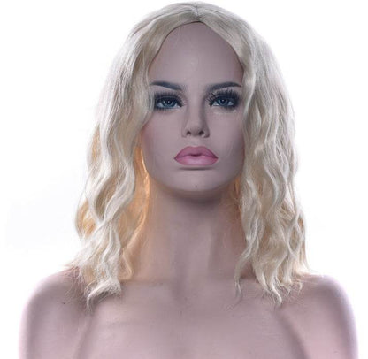 Black Short Curly Hair Cap - Premium High Temperature Silk Cosplay Wig - Buy Center