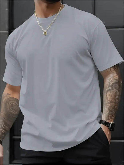 3D Printed Loose T-Shirt - Short Sleeve Round Neck in Various Colors - Buy Center