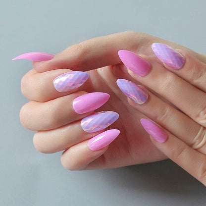 24 Trendy Square Fake Nails - Stylish Wearable Nail Patches for 2025 - Buy Center