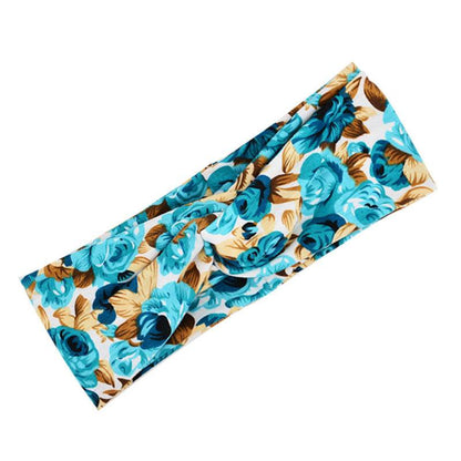 Floral Cross Hair Band - Stylish Multi-Purpose Headband for Women 2025 - Buy Center