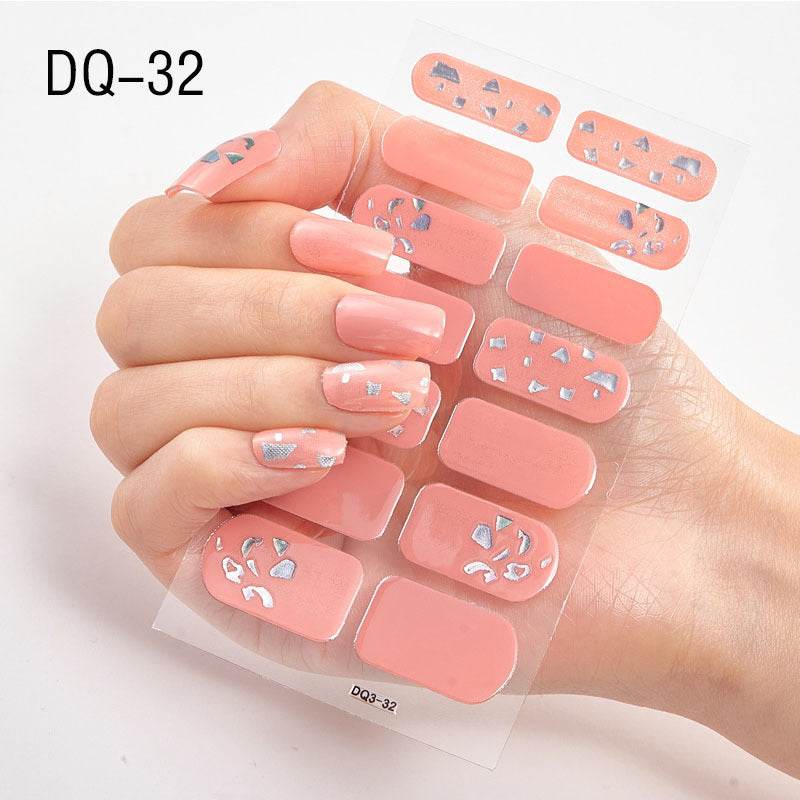 Net Red Nail Stickers - 14 Unique Designs for Trendy Nail Art 2025 - Buy Center