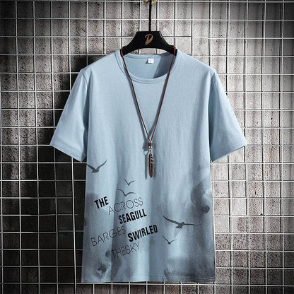 Buycenter Round Neck Casual Half Sleeve Shirt - Comfortable Cotton Fit - Buy Center