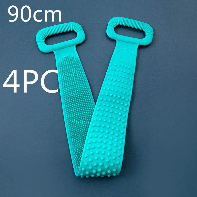 Premium Bath Towel Silicone Rubbing Back Towel - Double-Sided Comfort - Buy Center