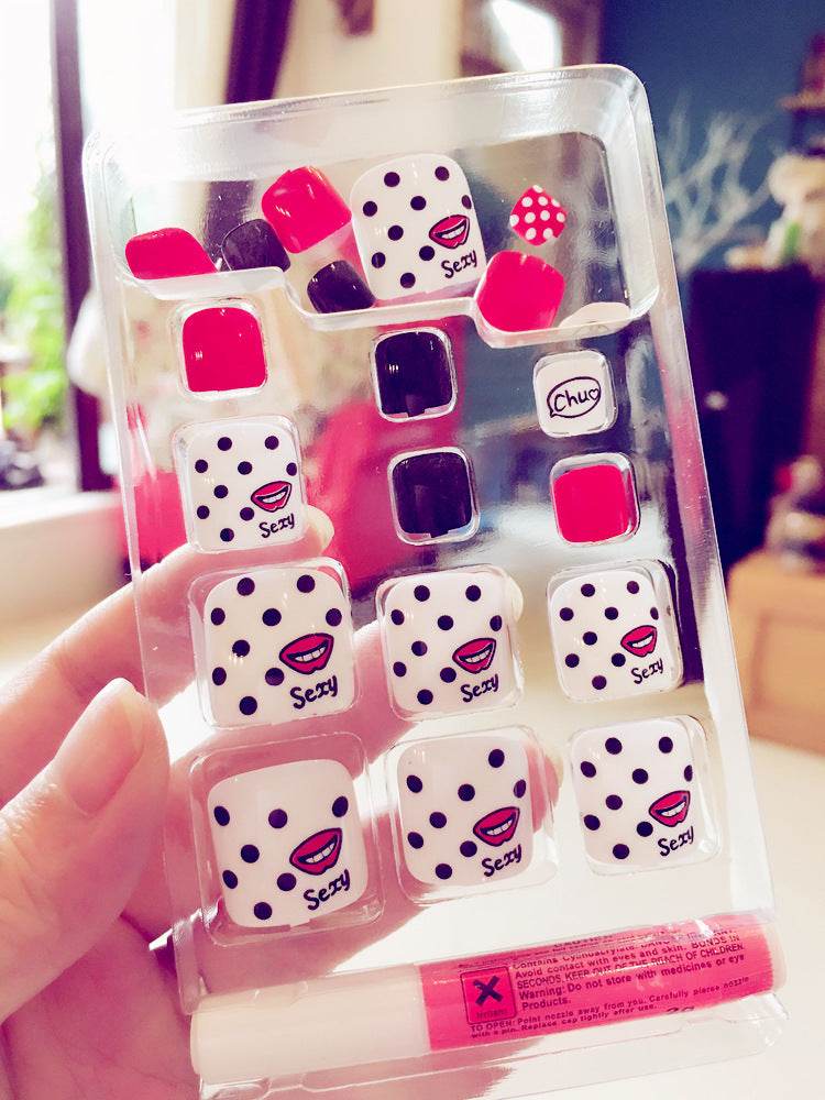 Pro Acrylic Toe Nails Set - 24pcs Stylish False Toenails for Easy Application - Buy Center