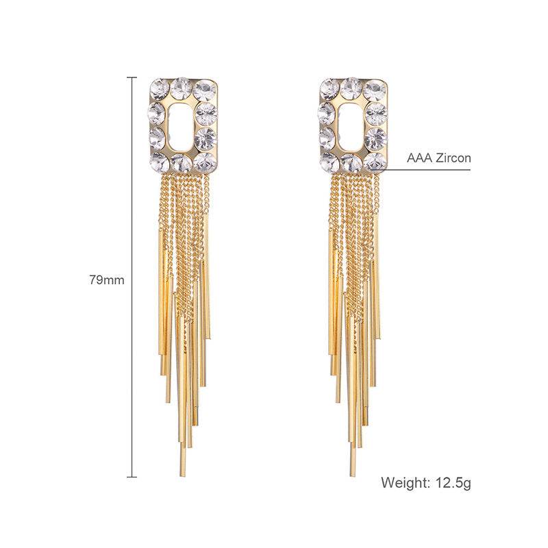 Buycenter Exaggerated Tassel Earrings - Irregular Fashion Trends for Women - Buy Center