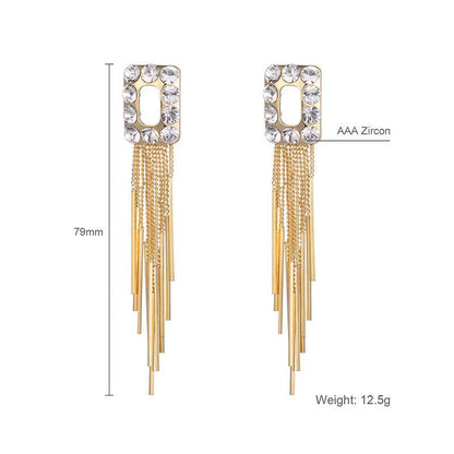 Buycenter Exaggerated Tassel Earrings - Irregular Fashion Trends for Women - Buy Center