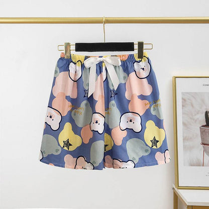 Casual Women's Cotton Silk Pajama Shorts - Lightweight and Breathable Summer Style - Buy Center