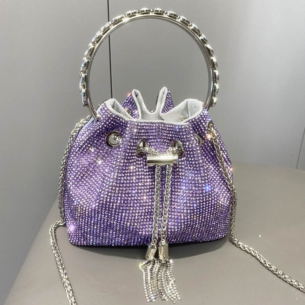 Shiny Diamond Handbag for Women - Stylish Evening Bag in Vibrant Colors - Buy Center
