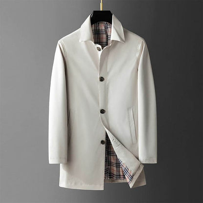 Men's Casual Loose Trench Coat - Trendy Mid-Length for Winter Style - Buy Center