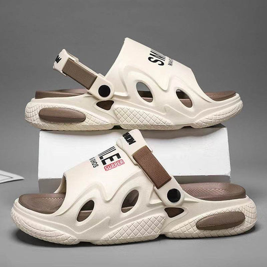 Men's Casual Lightweight Two-Way Sandals - Comfortable Non-Slip Fit - Buy Center