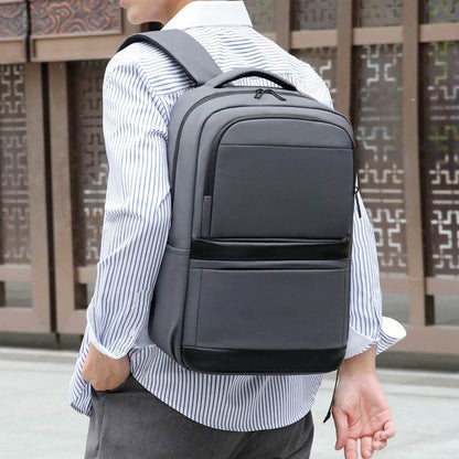 Men's Waterproof Computer Backpack - Large Capacity & Stylish Design - Buy Center