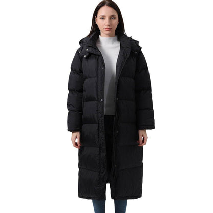 Women's Quilted Plaid Hooded Coat - Cotton-Padded, Slim Fit Style - Buy Center