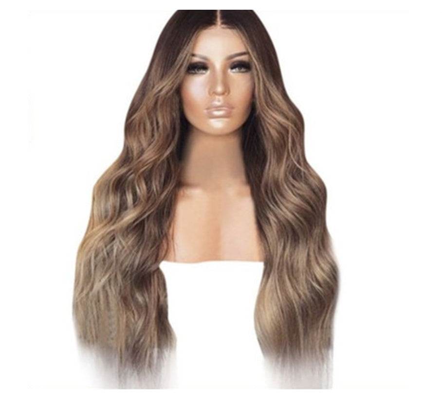 Elegant Gradient Long Curly Synthetic Wigs - Premium European & American Style - Buy Center