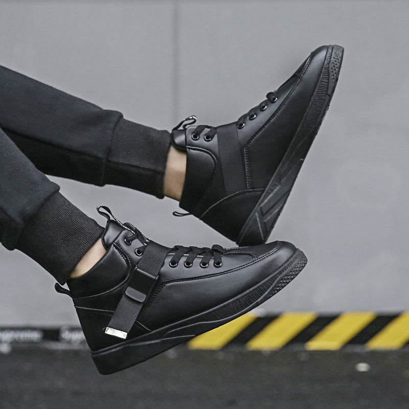 Buycenter Men's High-Top Sneakers - Casual, Lace-Up, Wear-Resistant Design - Buy Center