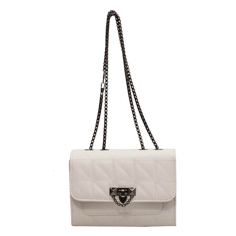 Fashion Messenger Bag for Women - Trendy Chain Lock Shoulder Bag 2025 - Buy Center
