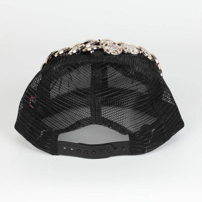 Handmade Skull Leopard Rivet Baseball Cap - Adjustable Unisex Fashion - Buy Center