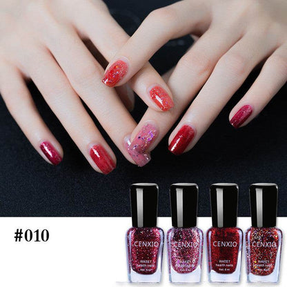 Water-Based Nail Polish Set - 4 Odorless Colors, Easy Peel-Off Formula - Buy Center