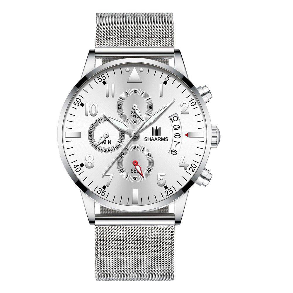 Concept Men's Mesh Strap Quartz Watch - Stylish Calendar Design 2025 - Buy Center