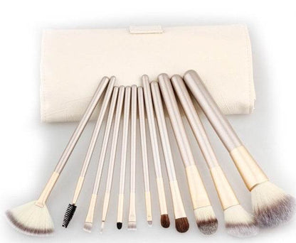 Spot Detonating 121824 Makeup Brush Set - 24 Premium Champagne Brushes - Buy Center