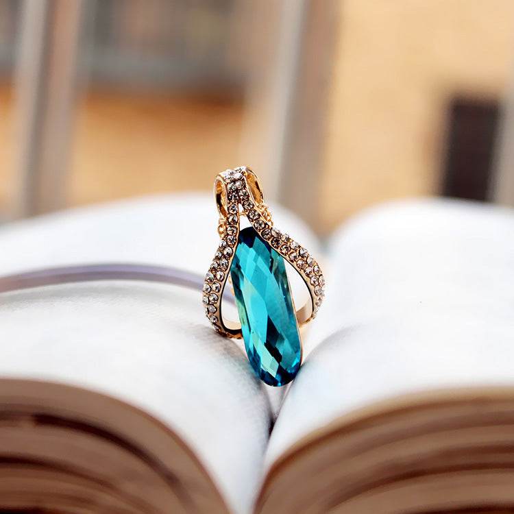 Elegant Gold-Plated Diamond Earrings Pendant Set - Premium Women's Jewelry - Buy Center