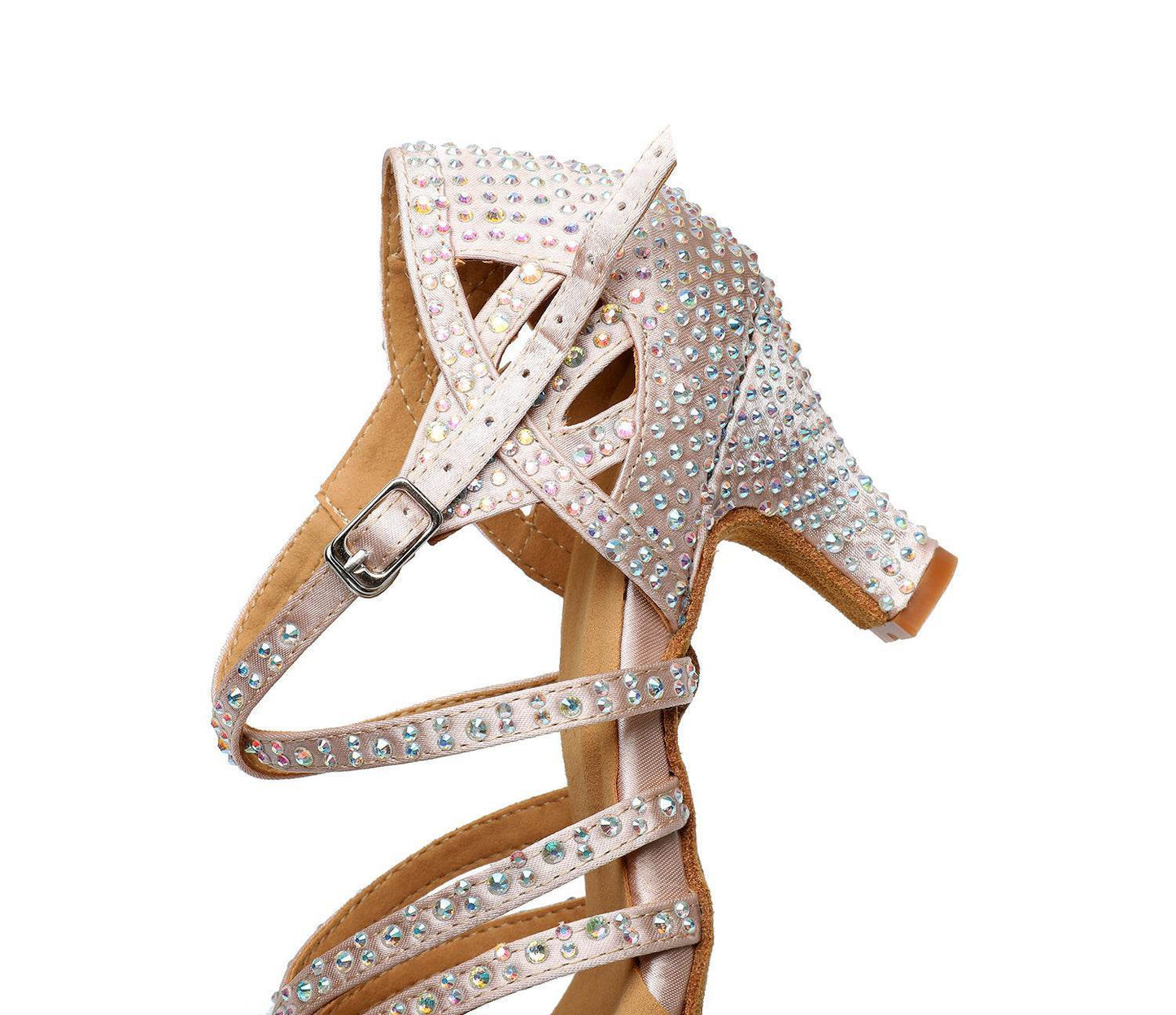 Buycenter Women's Diamond Latin Dance Shoes - Trendy Soft Sole Footwear - Buy Center