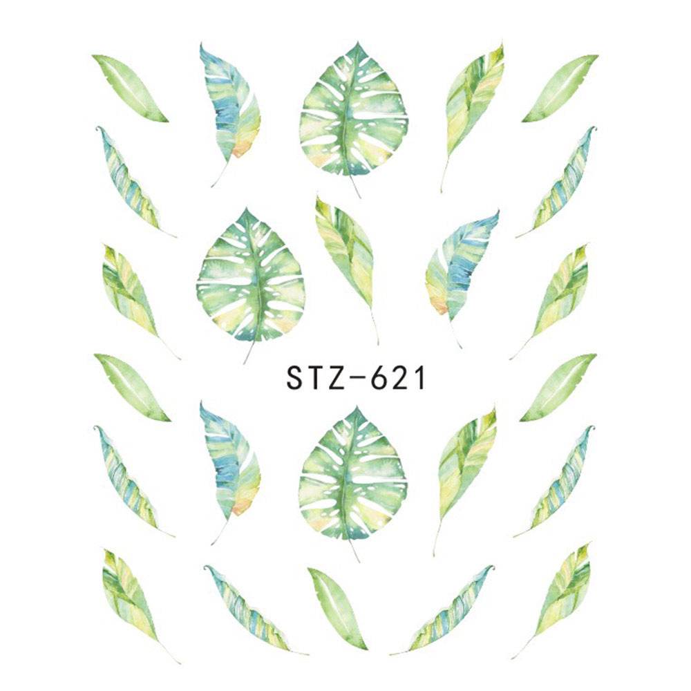 Butterfly Flower Nail Art Stickers - DIY Water Transfer Decals for Manicures - Buy Center