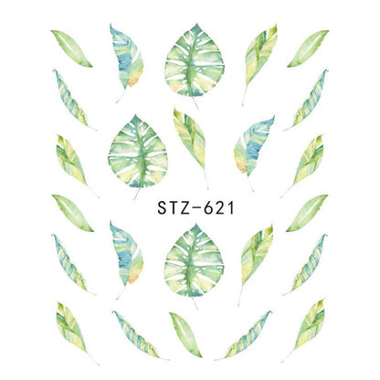 Butterfly Flower Nail Art Stickers - DIY Water Transfer Decals for Manicures - Buy Center