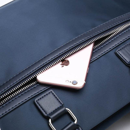 Men's A4 Briefcase Bag - Stylish Oxford Cloth with Zipper Closure - Buy Center