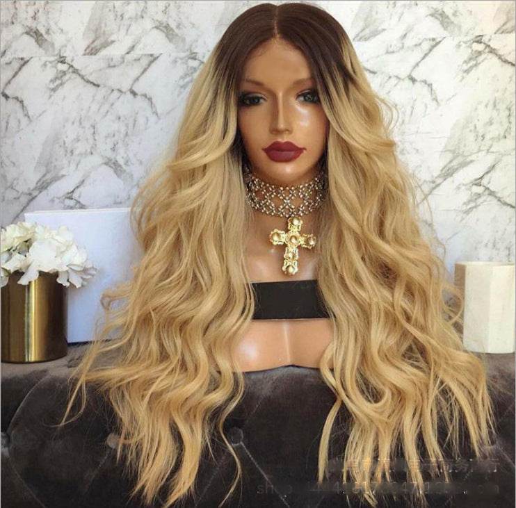 Long Curly Hair Wig Set - High-Quality Synthetic, Adjustable & Heat-Resistant - Buy Center