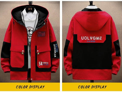 Trendy Hooded Overalls for Teens - Spring & Autumn Slim Fit Style - Buy Center