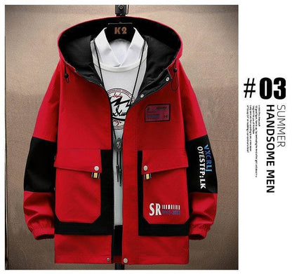 Trendy Hooded Overalls for Teens - Spring & Autumn Slim Fit Style - Buy Center