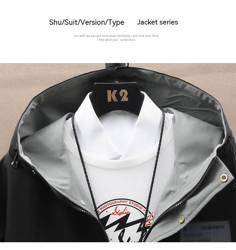 Trendy Hooded Overalls for Teens - Spring & Autumn Slim Fit Style - Buy Center