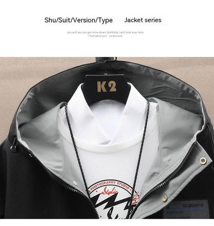 Trendy Hooded Overalls for Teens - Spring & Autumn Slim Fit Style - Buy Center