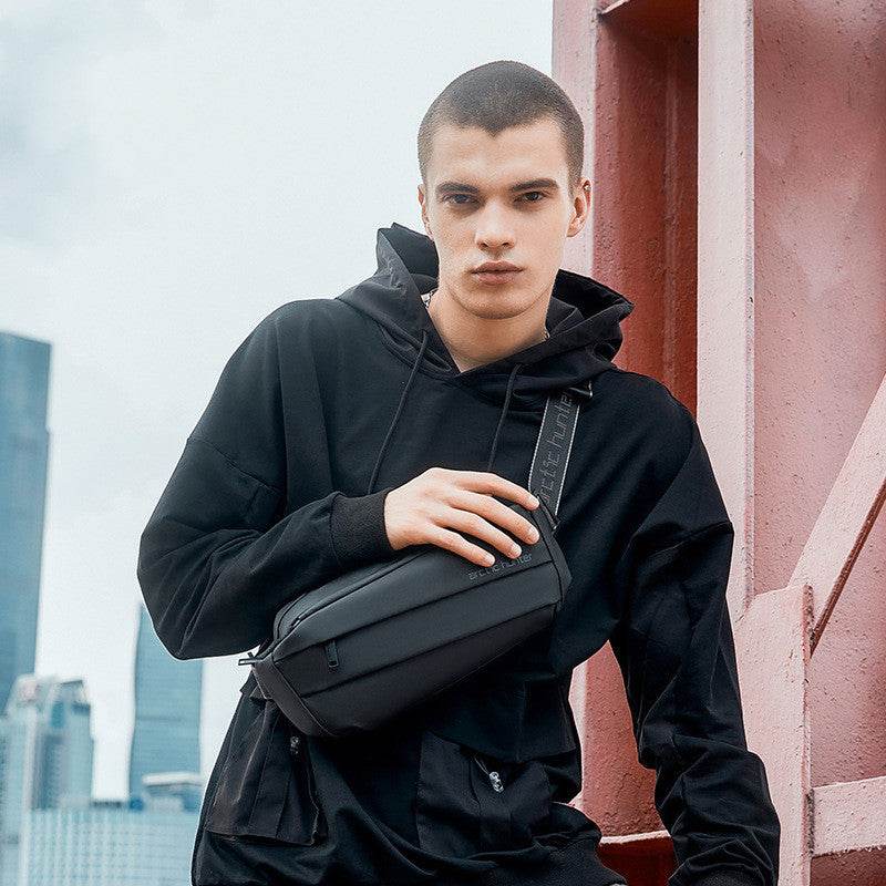 Men's One-Shoulder Crossbody Bag - Stylish & Waterproof for Travel - Buy Center