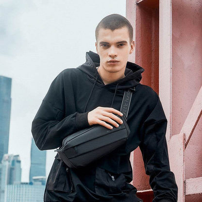 Men's One-Shoulder Crossbody Bag - Stylish & Waterproof for Travel - Buy Center