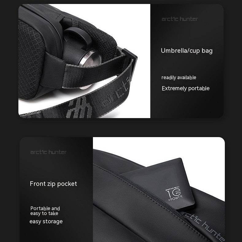 Men's One-Shoulder Crossbody Bag - Stylish & Waterproof for Travel - Buy Center