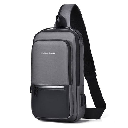 Trendy Men's Anti-Theft Crossbody Backpack - Oxford Cloth Style 2025 - Buy Center
