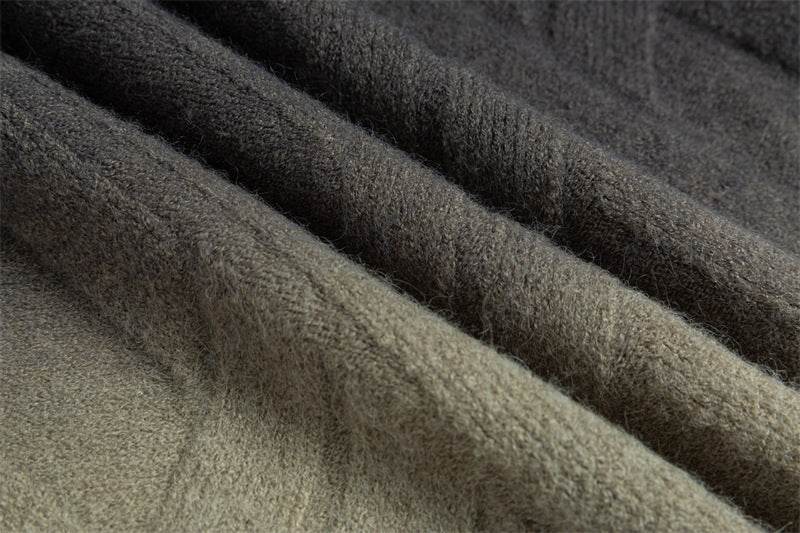 Buycenter Men's Retro Tie-Dyed Sweater - Casual Crew Neck Pullover - Buy Center