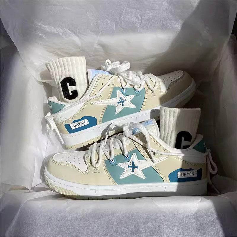 Women's Casual White Sneakers - Comfortable Vulcanize Shoes for Everyday Style - Buy Center