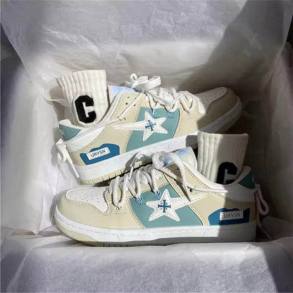 Women's Casual White Sneakers - Comfortable Vulcanize Shoes for Everyday Style - Buy Center