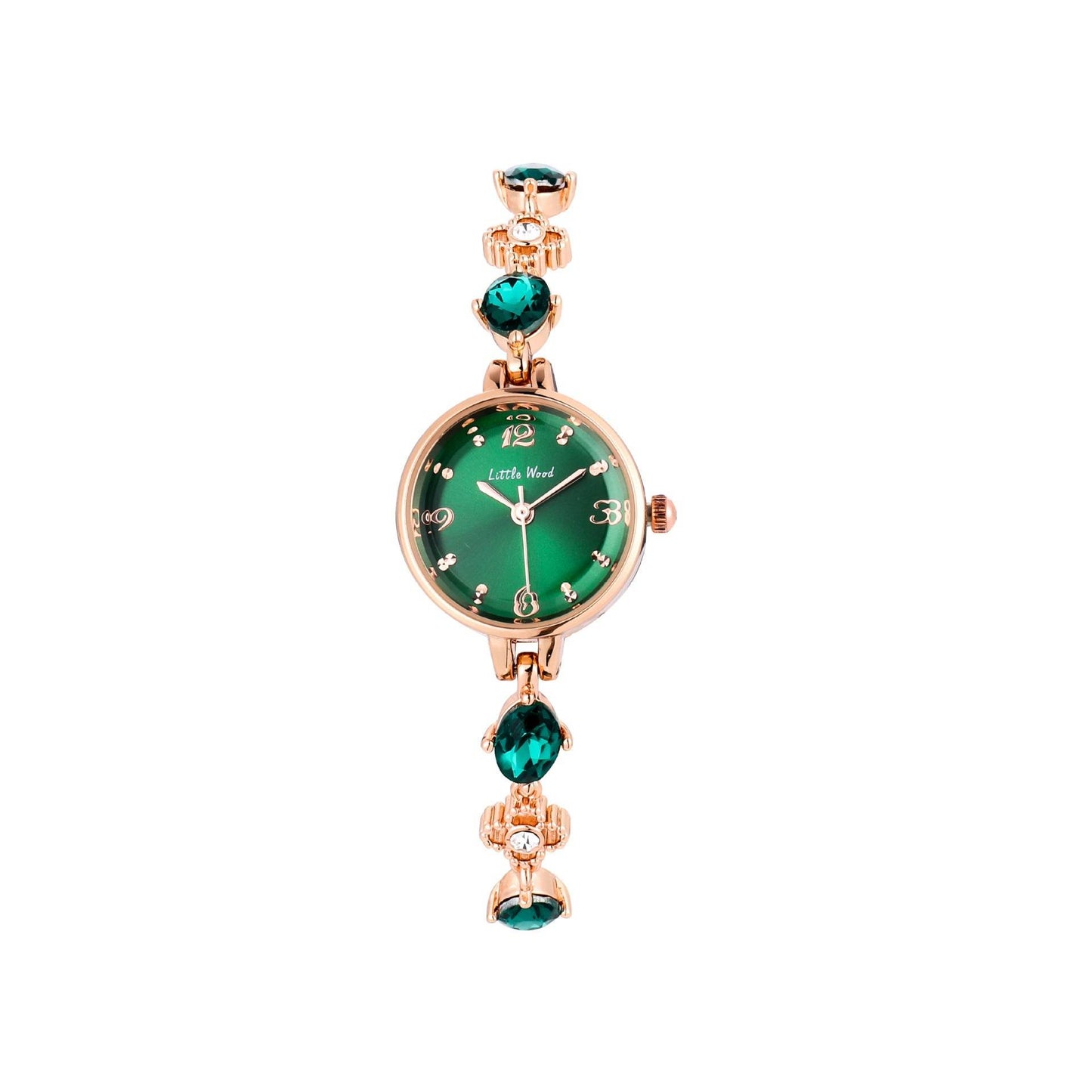 Buy Center Small Green Women's Bracelet Watch - Elegant Casual Design - Buy Center