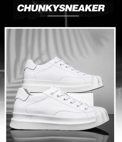 Invisible Height Increasing Insoles - Stylish Vulcanize Shoes for Men - Buy Center