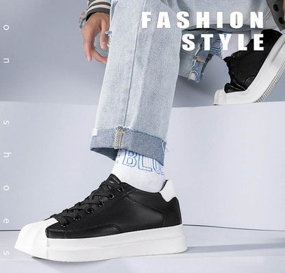 Invisible Height Increasing Insoles - Stylish Vulcanize Shoes for Men - Buy Center