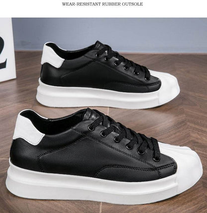 Invisible Height Increasing Insoles - Stylish Vulcanize Shoes for Men - Buy Center