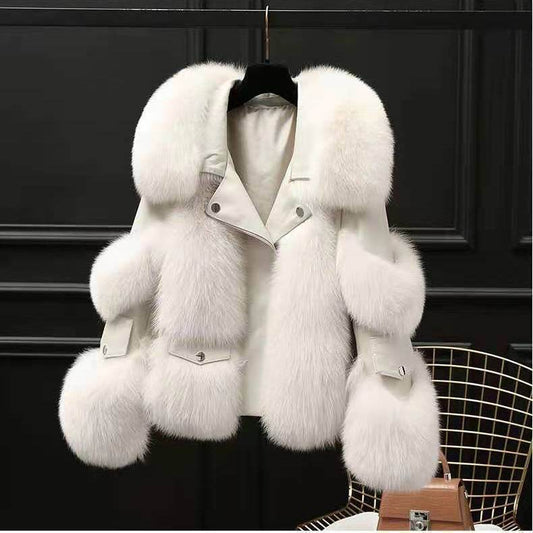 Haining Women's Fur Coat - Stylish Artificial Fur with Pockets 2025 - Buy Center