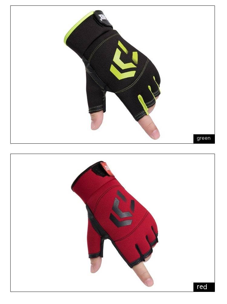 Outdoor Fingerless Fishing Gloves - Waterproof, Windproof for All Anglers - Buy Center