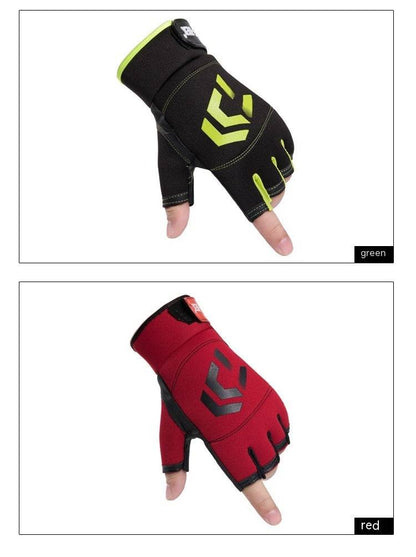 Outdoor Fingerless Fishing Gloves - Waterproof, Windproof for All Anglers - Buy Center